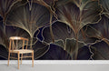 Dark Ginkgo Wallpaper Mural