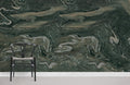 Dark Green Marble Wallpaper Mural