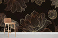 Dark Lotus Wallpaper Mural