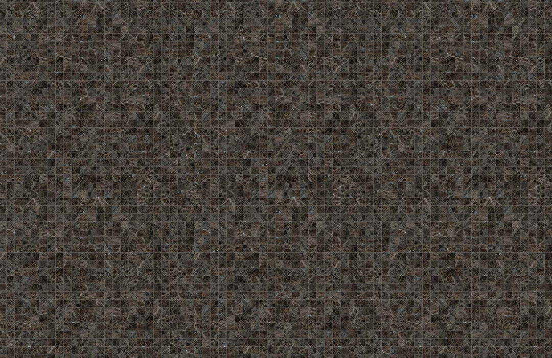 Elegant Charcoal Geometric Mosaic Wallpaper - Modern Dark Textured Design