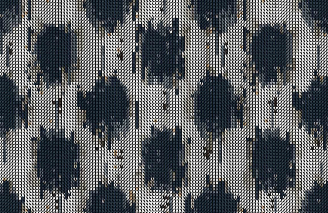 Modern Navy and Grey Abstract Polka Dot Pattern Wallpaper Decor