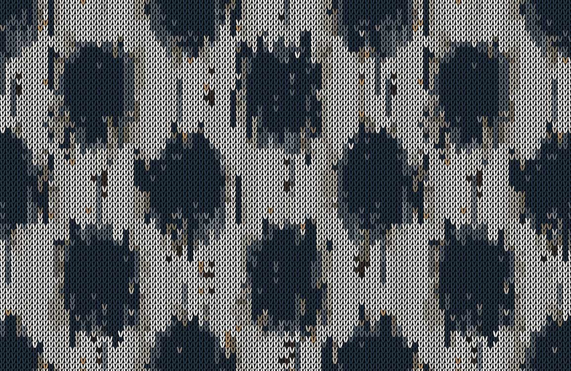 Modern Navy and Grey Abstract Polka Dot Pattern Wallpaper Decor