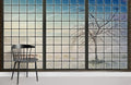 Snow from The Window Wallpaper Mural