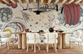 Dinner Wallpaper Mural