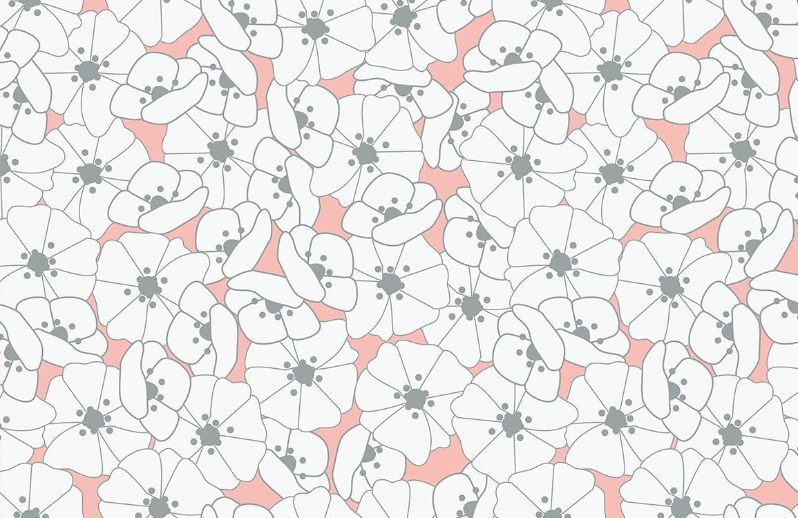 Plain Petal Wallpaper Mural
