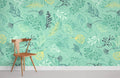 Ditsy Leaf Wallpaper Mural