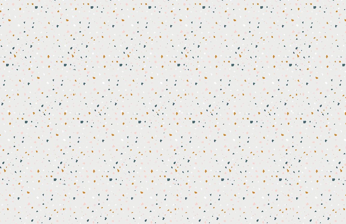Speckled Terrazzo Pattern Wallpaper in Beige and Ochre Modern Style
