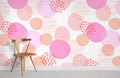 Dotted Pattern Wallpaper Mural