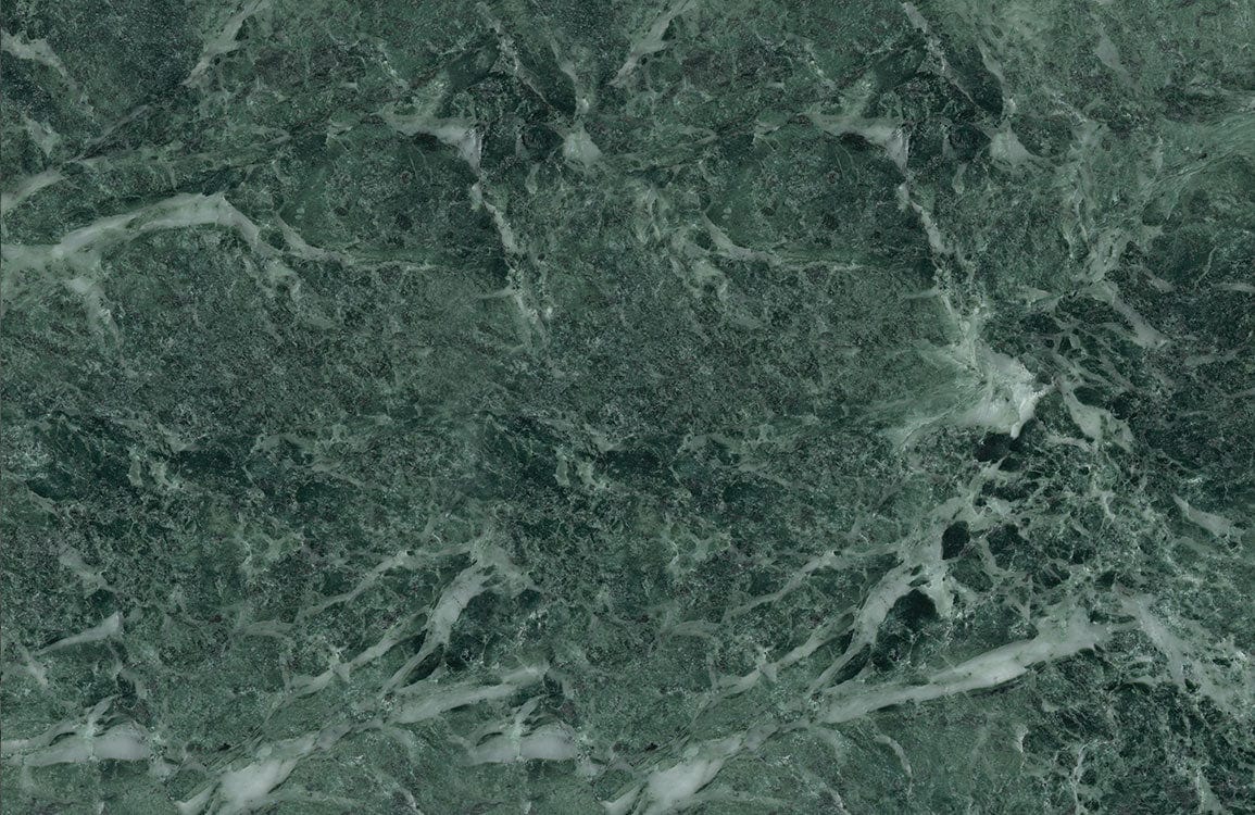 Emerald Green Marble Effect Mural Wallpaper - Sophisticated Luxury Design Finish