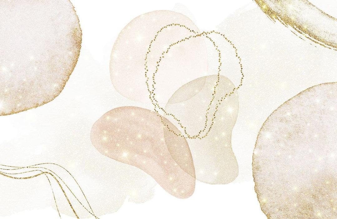 Elegant Neutral Tones Abstract Textured Glow Wallpaper for Modern Interiors