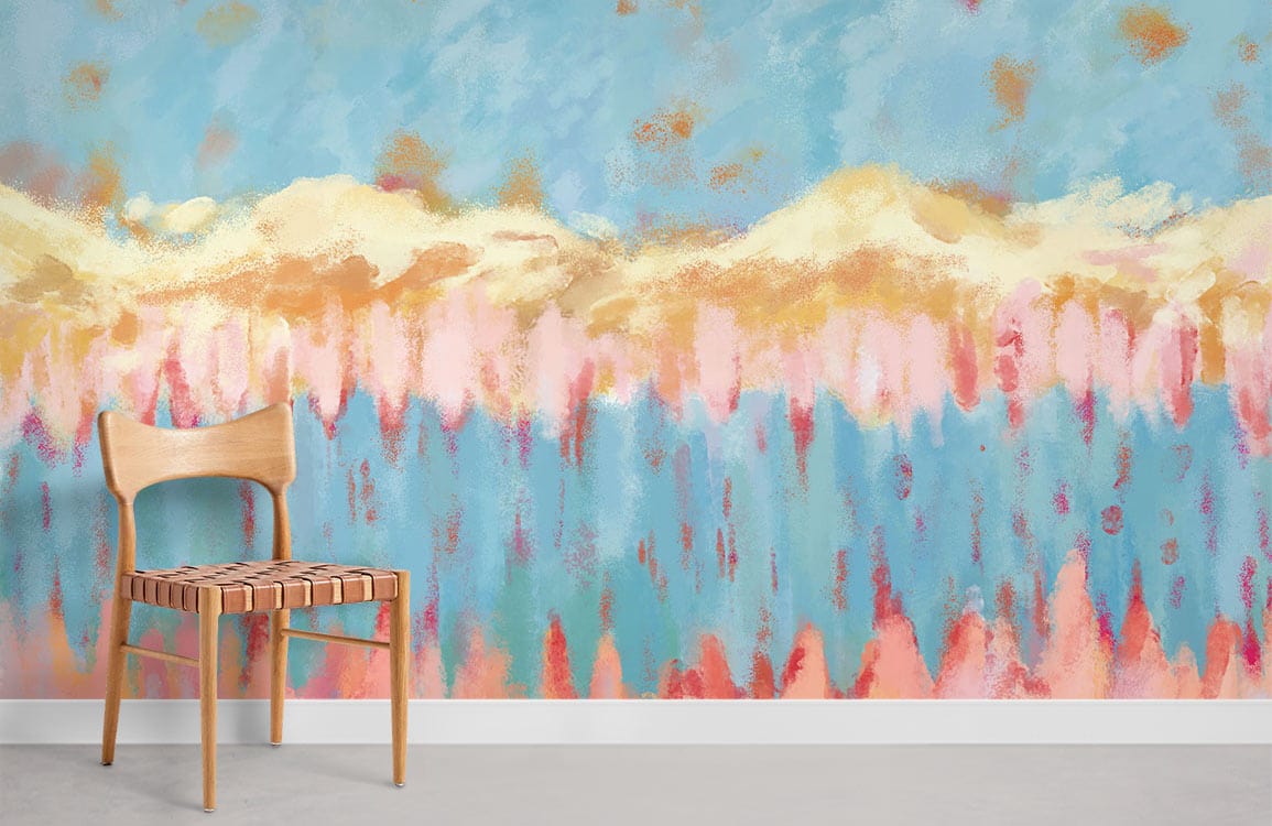 Dreamy Mountain & Lake ll Wallpaper Mural