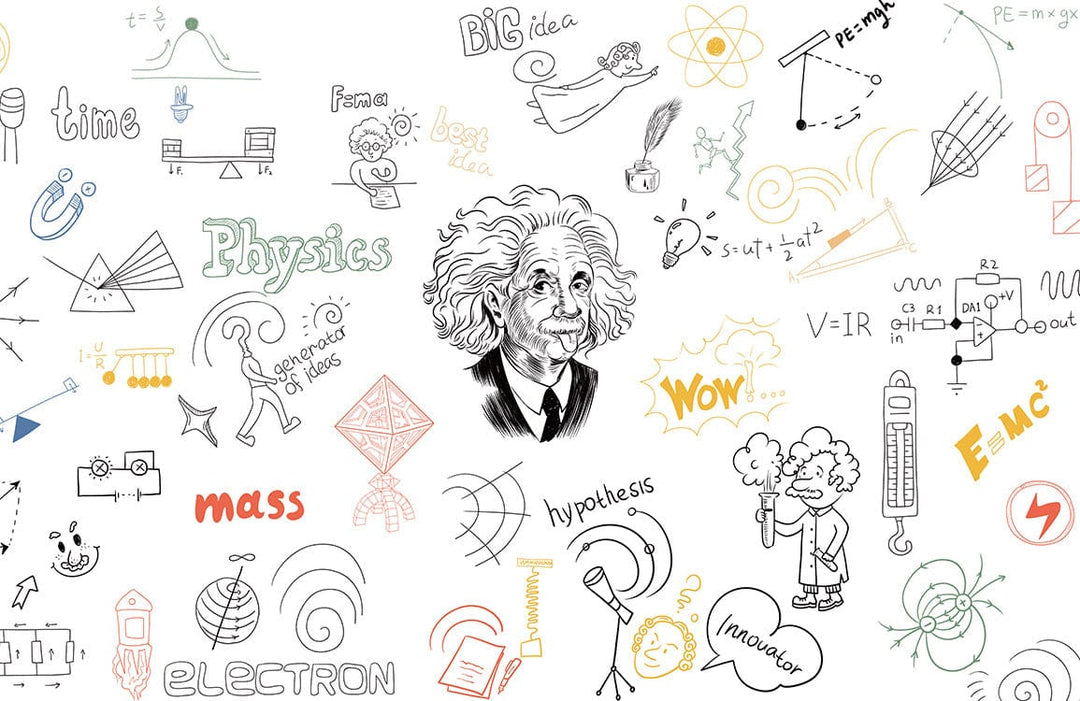 Einstein Physics Ⅱ Wallpaper Mural Hallway