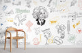 Einstein Physics Ⅱ Wallpaper Mural