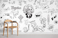 Einstein Physics Wallpaper Mural