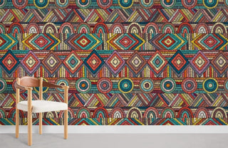 Embroidery Pattern II Wallpaper Mural