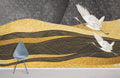 Fairy Crane Wallpaper Mural
