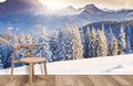 Fantastic Winter Landscape Wallpaper Mural