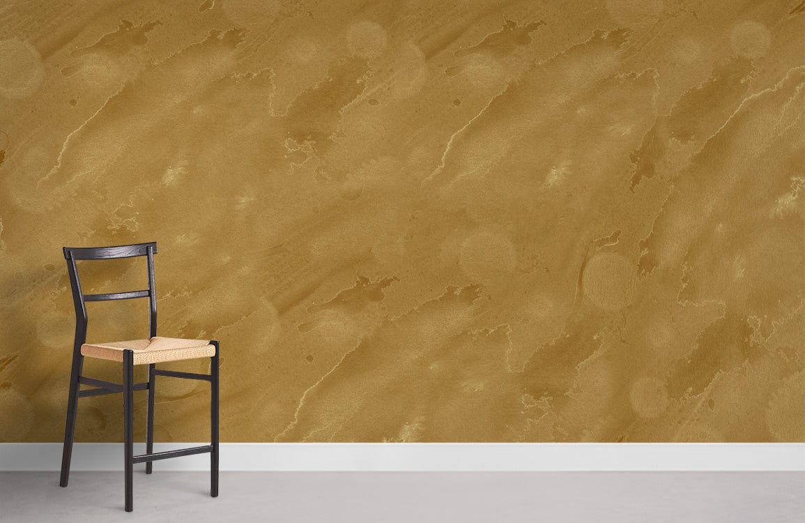 Fashion Golden Dyeing Wallpaper Mural Room