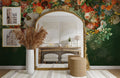 Bright Flowers in Water Wallpaper Mural