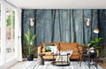 Sunshine Through Forest Wallpaper Mural