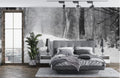 Thickly Snowy Path Wallpaper Mural