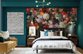Vivid Flowers in Water Wallpaper Mural