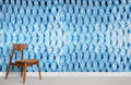 Blue Fish Scale II Wallpaper Mural