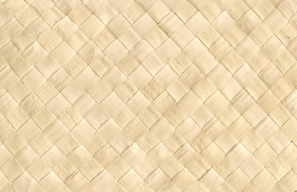 Natural Woven Basket Beige Textured Wallpaper for Rustic Home Décor