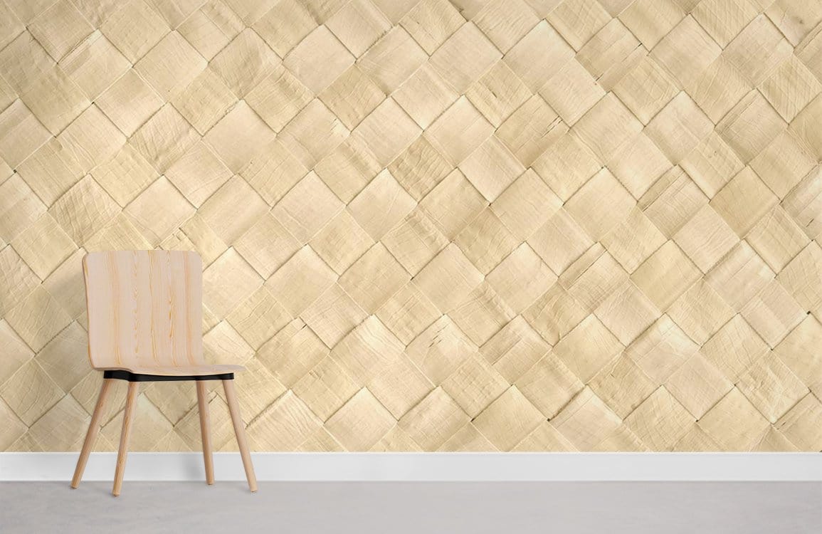 Flax Mat Wallpaper Mural