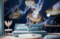 Floating Jellyfish Wallpaper Mural