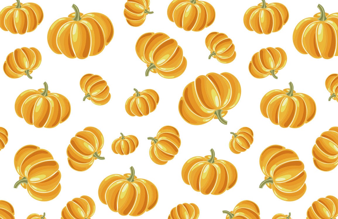 Floating Pumpkins Wallpaper Mural
