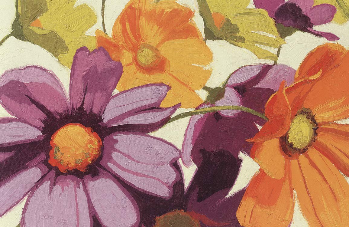 Multi Petals Wallpaper Mural