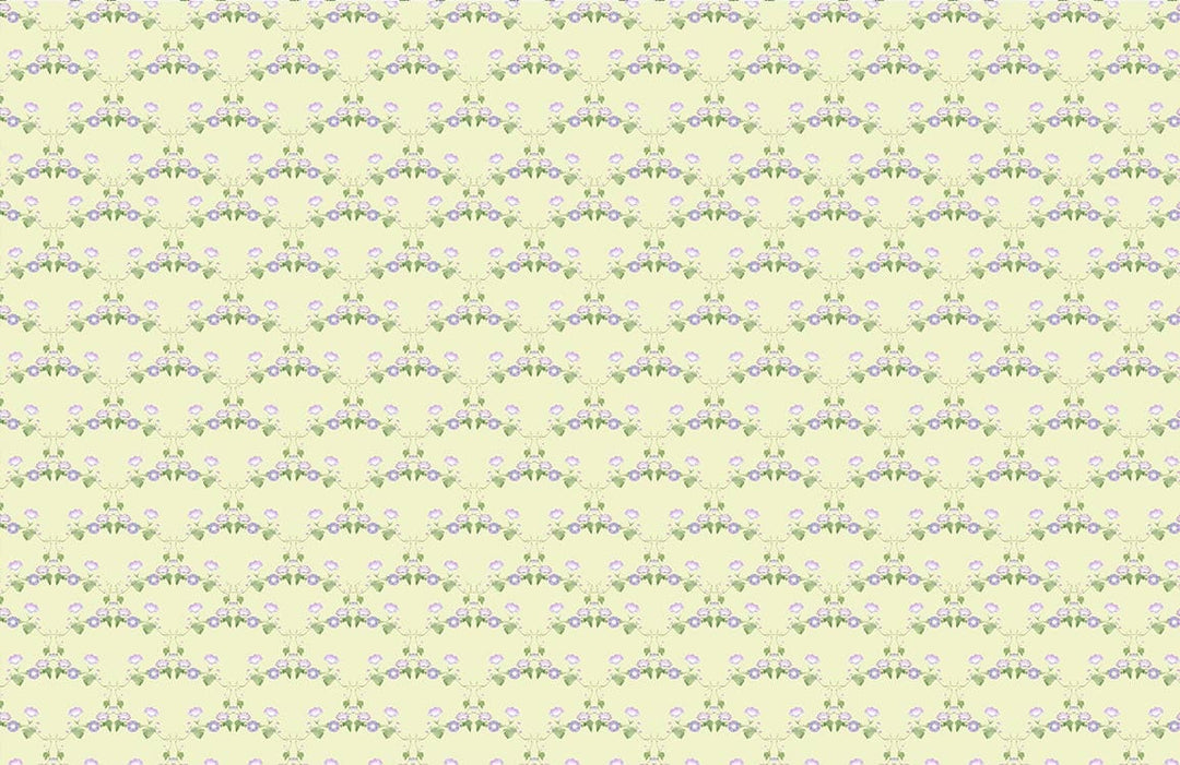 Elegant Pastel Floral Pattern Wallpaper for Chic Interior Design Decor