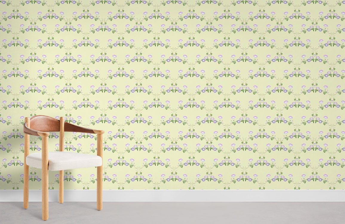 Morning Glory Blossom 鈪?Wallpaper Mural