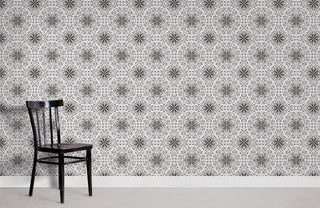 Flower Tile Wallpaper Mural