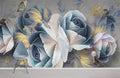 Ombre Rose with Pearl Wallpaper Mural