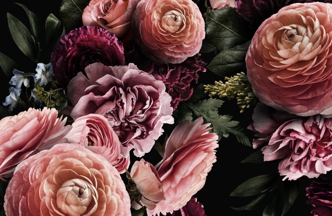 Big Flowers Wallpaper Mural