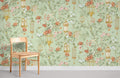 Flowers & Birdcage II Wallpaper Mural