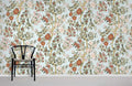 Flowers and Birds Wallpaper Mural