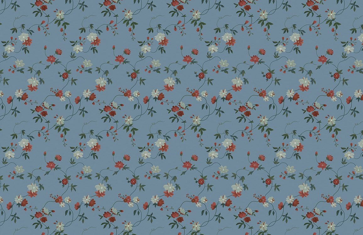 Flowers & Vine Wallpaper Mural