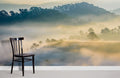 Foggy Mountain Wallpaper Mural