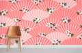 Folding Fan Wallpaper Mural