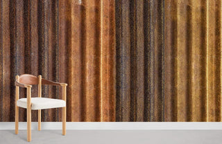 Folding Rust Wallpaper Mural