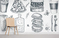 Fast Food Wallpaper Mural