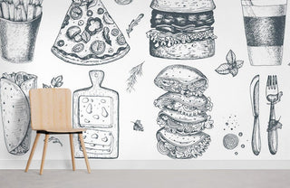 Fast Food Wallpaper Mural