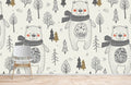 Forest Bear Wallpaper Mural