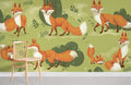 Forest Fox Wallpaper Mural
