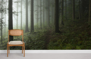 Forest Hillside Wallpaper Mural