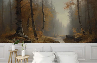 Fall Forest Wallpaper Mural
