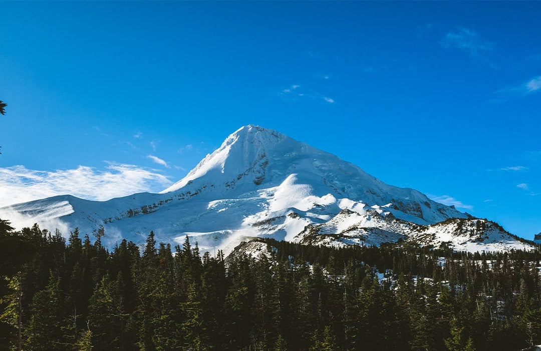 Scenic Snowy Mountain Landscape Mural Wallpaper - Nature's Tranquil Beauty Wall Décor